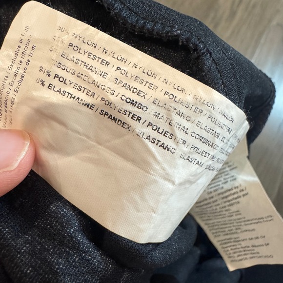 Joseph Ribkoff Black Gray Leaf Print Belted Sheath Dress Women Size 6 - Picture 11 of 14